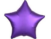 Звезда Сатин Purple Royale (фиолетовый) 19" (Анаграм) / 1204-0653